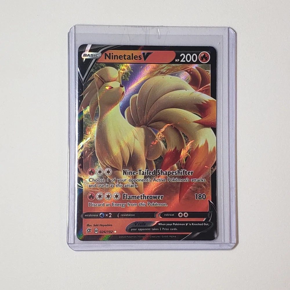 Pokemon | Toys | Ninetales V 2692 Rebel Clash Nm Full Art Ultra Rare Pokemon  Card | Poshmark